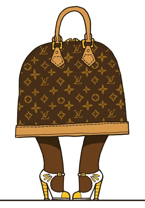 lv cartoon bag